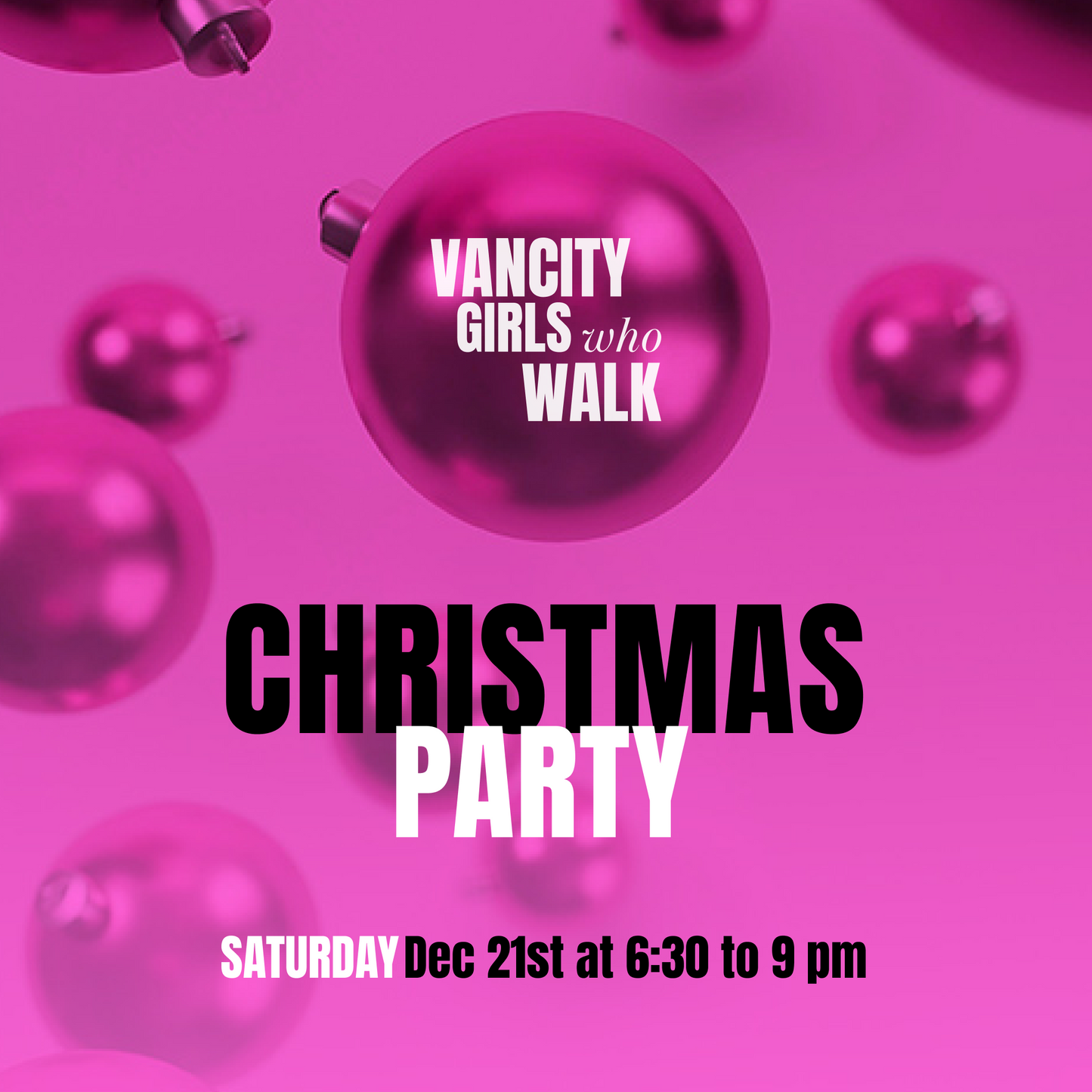 VanCity Girls Christmas Party
